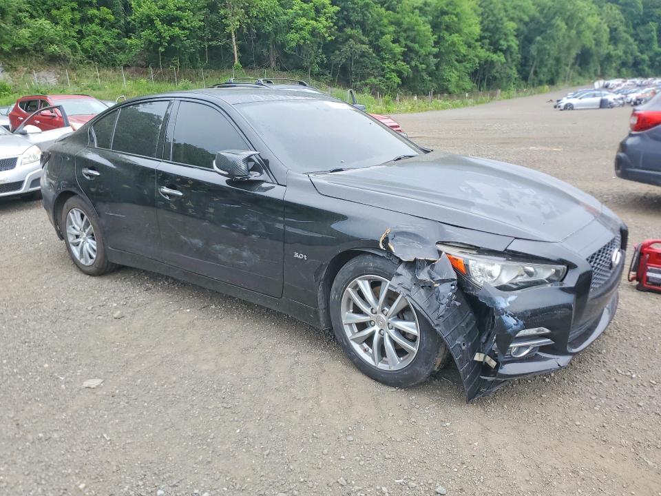 2016 Infiniti VIN JN1EV7AR4GM340125 COPART salvage auction — FRONT END, Ny - Mv-907A Salvage Certificate, sold $2,450 on 2026-07-28 (photo 4)