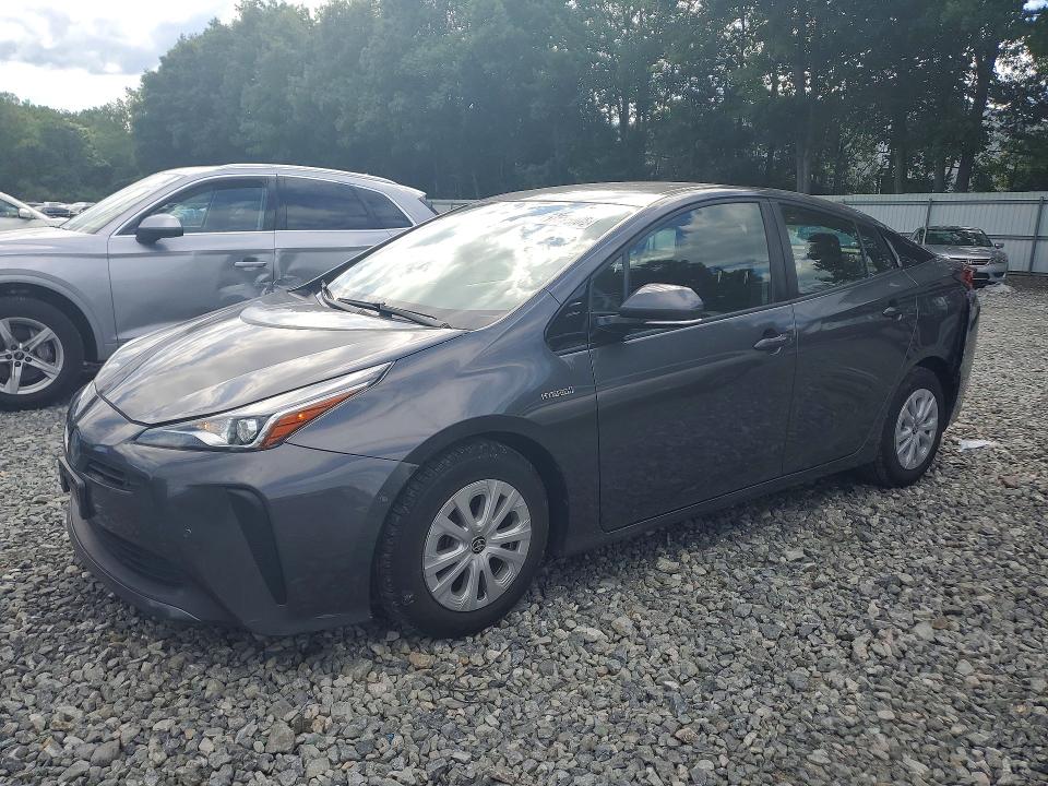 2019 Toyota Prius VIN JTDKARFU2K3077636 COPART salvage auction — REAR END, Ma - Cert Of Title-Salvage, sold $100 on 2026-07-23 (photo 1)