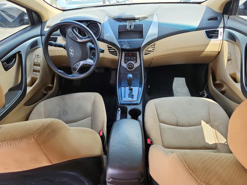 2013 Hyundai Elantra VIN KMHDH4AE9DU832202 COPART salvage auction — REAR END, Oh - Cert Of Title-Salvage, sold $125 on 2026-07-10 (photo 8)