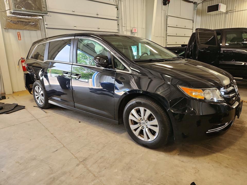 2016 Honda Odyssey VIN 5FNRL5H67GB118580 COPART salvage auction — SIDE, Mn - Cert Of Title-Salvage, sold $1,950 on 2026-07-02 (photo 4)