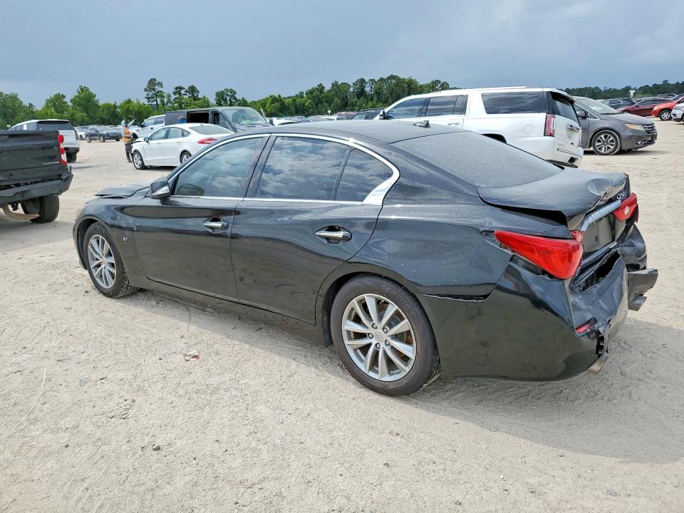 2014 Infiniti VIN JN1BV7AP1EM679715 COPART salvage auction — REAR END, Tx - Certificate Of Title, sold $1,300 on 2026-07-17 (photo 2)