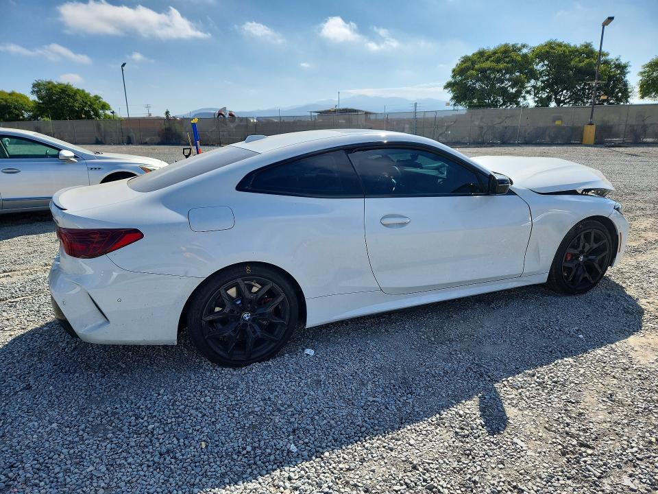 2026 BMW 4er VIN WBA43DA08TCW52198 COPART salvage auction — FRONT END, Ca - Salvage Certificate, sold $18,800 on 2026-07-31 (photo 3)