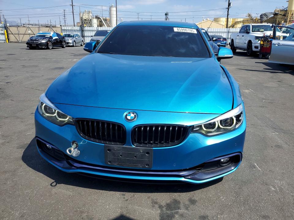 2018 BMW 4 series VIN WBA4W3C5XJAF91328 COPART salvage auction — SIDE, Ca - Salvage Certificate, sold $6,100 on 2026-07-29 (photo 5)