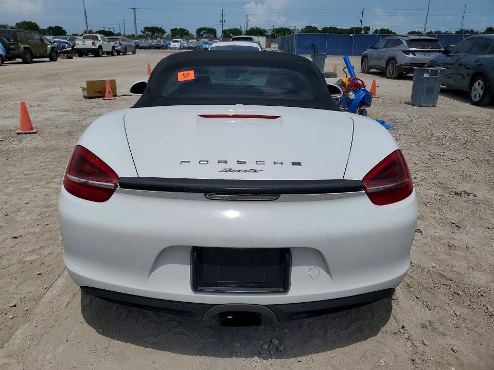 2013 Porsche VIN WP0CA2A8XDS114088 COPART salvage auction — WATER/FLOOD, FL - CERTIFICATE OF DESTRUCTION, sold $9,000 on 2026-07-22 (photo 6)