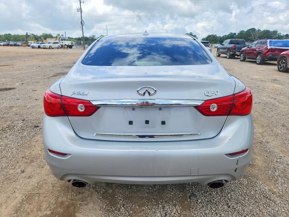 2015 Infiniti Q50 VIN JN1BV7AP5FM336827 COPART salvage auction — MECHANICAL, Ms - Certificate Of Title, sold $650 on 2026-07-21 (photo 6)