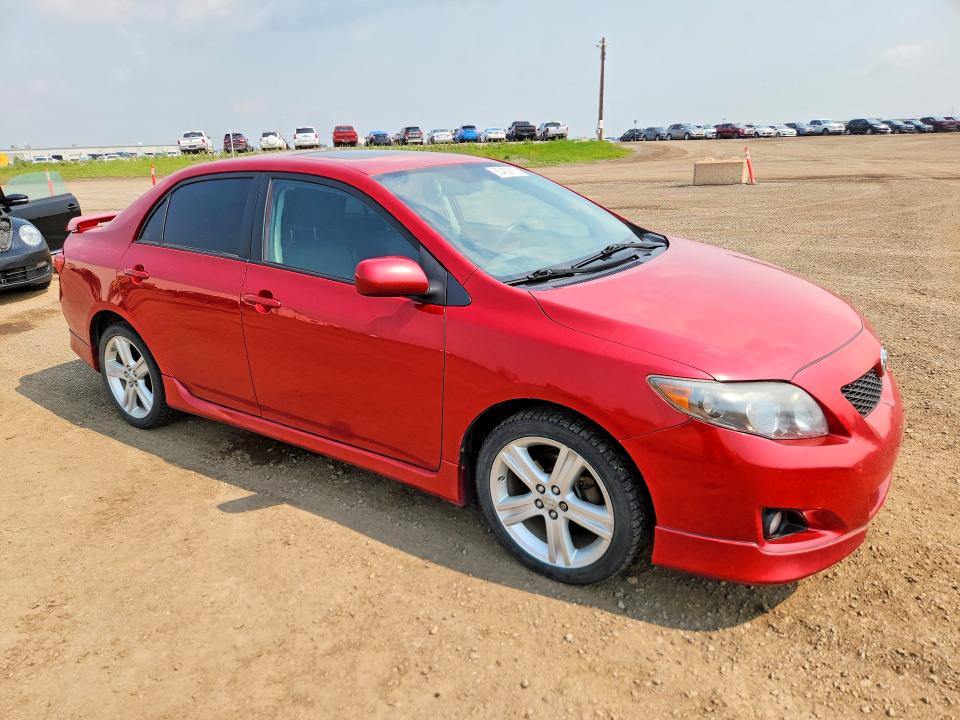 2009 Toyota Corolla VIN 2T1BE40EX9C022460 COPART salvage auction — SIDE, Ab - Bos - Salvage, sold $2,800 on 2026-08-04 (photo 4)