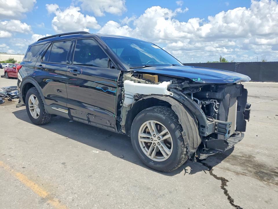 2020 Ford Explorer VIN 1FMSK8DH4LGA24908 COPART salvage auction — FRONT END, Fl - Cert Of Title Slvg Rebuildable, sold $7,500 on 2026-07-02 (photo 4)