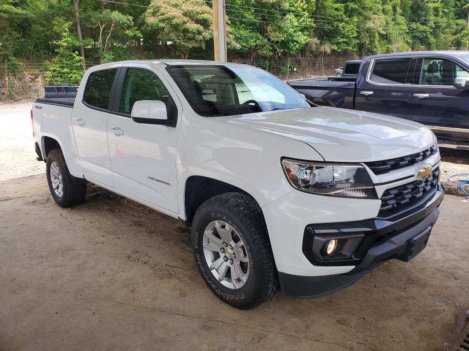 2022 Chevrolet Colorado VIN 1GCGTCEN1N1110553 COPART salvage auction — FRONT END, Al - Certificate Of Title, sold $8,500 on 2026-07-02 (photo 4)