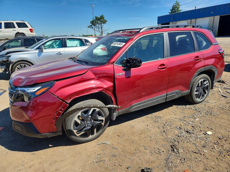 2025 Subaru VIN JF2SLSED8SH456311 COPART salvage auction — ROOF, Mi - Cert Of Title-Salvage Vehicle, sold $500 on 2026-07-28 (photo 1)