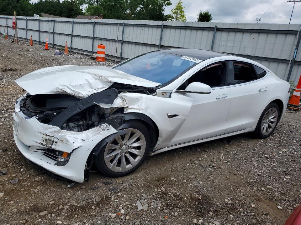 2020 Tesla VIN 5YJSA1E24LF358004 COPART salvage auction — FRONT END, MD - CERT OF SALVAGE > 75% DAMAGE, sold $1,850 on 2026-08-03 (photo 1)
