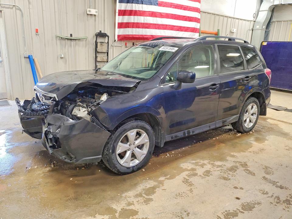 2014 Subaru Forester VIN JF2SJAEC8EH422266 COPART salvage auction — FRONT END, Wy - Certificate Of Title, sold $1,850 on 2026-07-25 (photo 1)