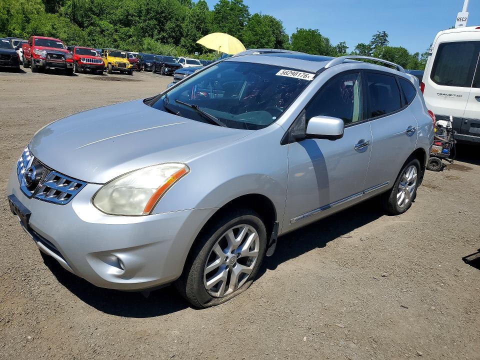 2013 Nissan Rogue sport VIN JN8AS5MV7DW645155 COPART salvage auction — MINOR DENT/SCRATCHES, Ri - Certificate Of Title, sold $975 on 2026-07-16 (photo 1)
