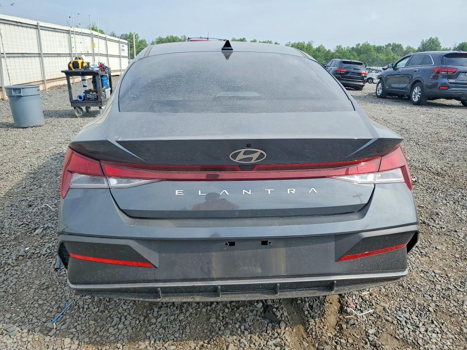 2024 Hyundai Elantra VIN KMHLM4DGXRU655879 COPART salvage auction — FRONT END, Nj - Cert Of Title-Salvage, sold $3,700 on 2026-07-31 (photo 6)