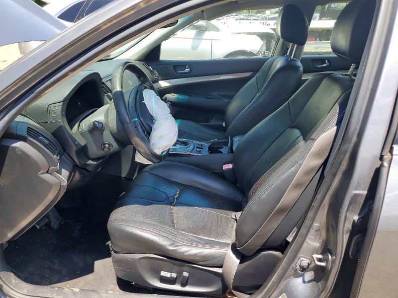 2010 Infiniti G37 VIN JN1CV6AR7AM454676 COPART salvage auction — FRONT END, Ny - Mv-907A Salvage Certificate, sold $425 on 2026-07-07 (photo 7)