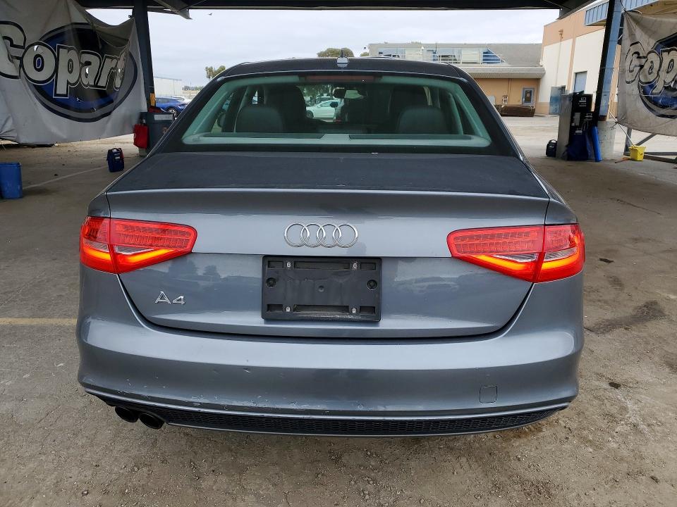 2014 Audi A4 VIN WAUAFAFL2EN027251 COPART salvage auction — FRONT END, CA - SALVAGE CERTIFICATE, sold $175 on 2026-07-23 (photo 6)