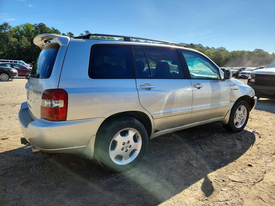 2005 Toyota Highlander VIN JTEEP21A850114156 COPART salvage auction — ROLLOVER, De - Salvage Certificate, sold $625 on 2026-07-28 (photo 3)