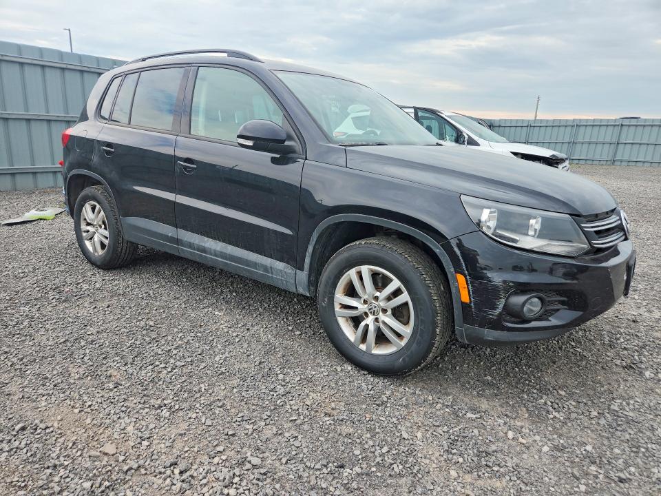 2014 Volkswagen Tiguan VIN WVGKV3AX1EW616362 COPART salvage auction — REAR END, On - Permit No Brand - Unfit, sold $825 on 2026-08-06 (photo 4)