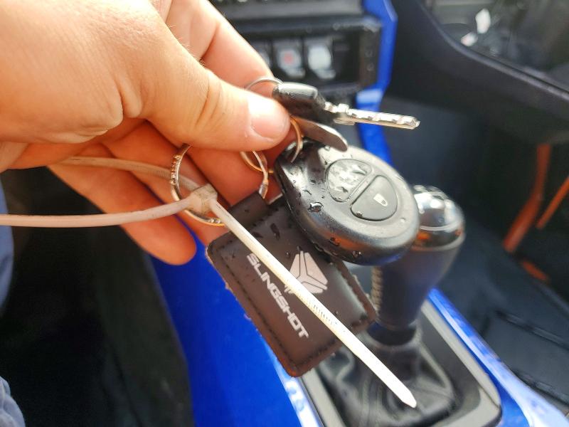 2021 Polaris Slingshot VIN 57XAARGB8M8146223 COPART salvage auction — ROLLOVER, Mi - Scrap Certificate Of Title, sold $7,200 on 2026-08-06 (photo 8)