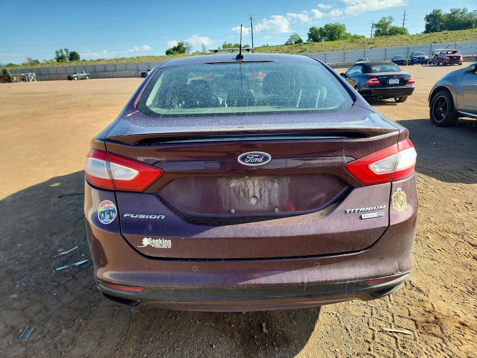 2013 Ford Fusion VIN 3FA6P0D94DR216508 COPART salvage auction — FRONT END, Co - Salvage Title, sold $900 on 2026-07-29 (photo 6)