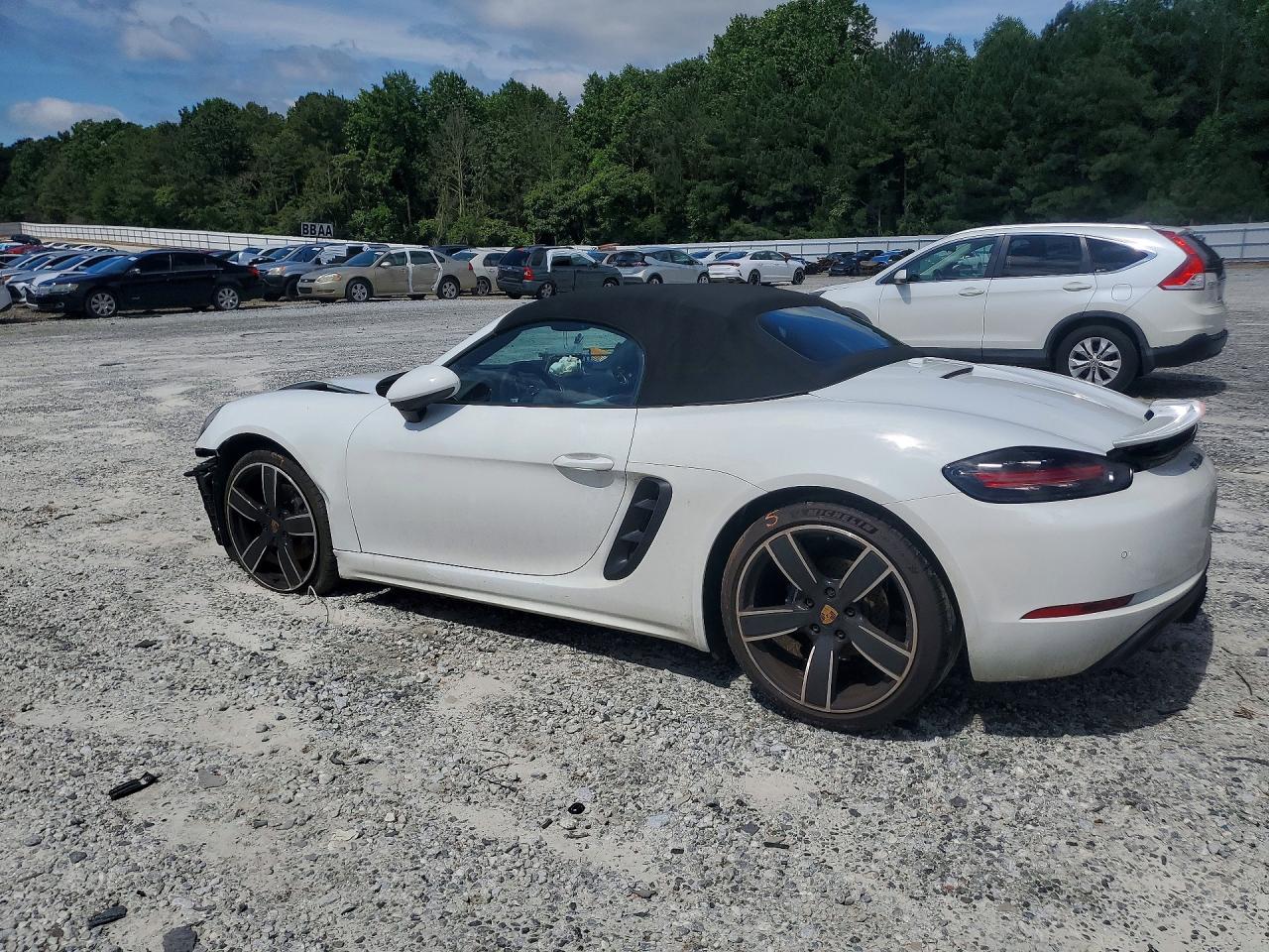 2024 Porsche Boxster VIN WP0CA2A81RK205323 COPART salvage auction — Front End, GA - CERT OF TITLE-SALVAGE, sold $32,000 on 2026-07-01 (photo 2)