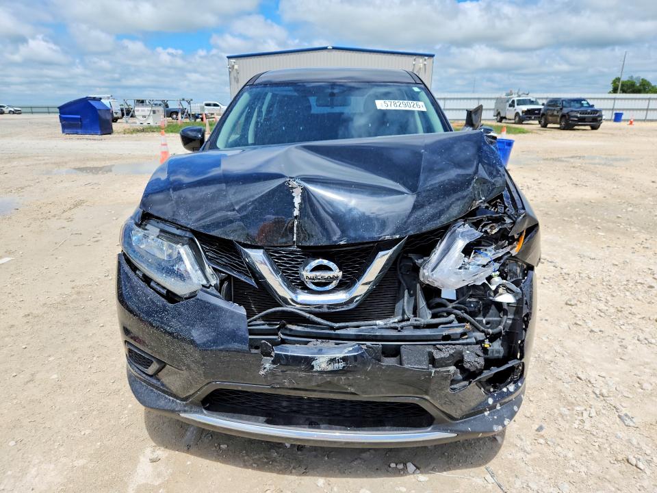 2016 Nissan VIN KNMAT2MT8GP596021 COPART salvage auction — FRONT END, Tx - Salvage Vehicle Title, sold $1,000 on 2026-07-09 (photo 5)