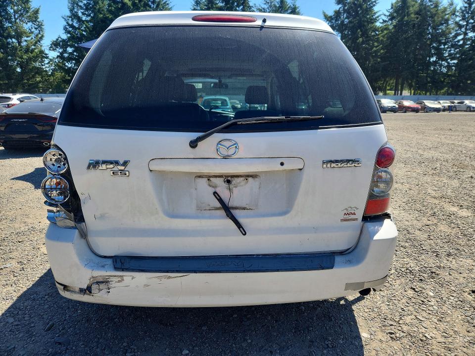 2006 Mazda Mpv VIN JM3LW28J360569459 COPART salvage auction — REAR END, WA - BILL OF SALE, sold $775 on 2026-07-10 (photo 6)