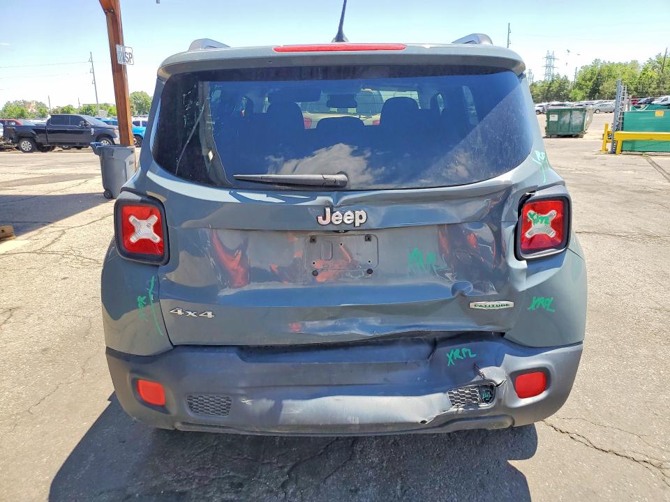 2017 Jeep Renegade VIN ZACCJBBB1HPG27896 COPART salvage auction — REAR END, CO - PUBLIC - SALVAGE TITLE (P), sold $3,550 on 2026-07-02 (photo 6)
