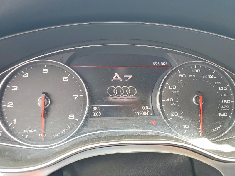 2016 Audi VIN WAU2GAFC0GN167500 COPART salvage auction — MECHANICAL, Tx - Certificate Of Title (P), sold $7,100 on 2026-07-29 (photo 9)
