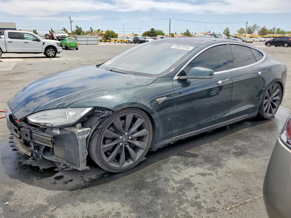2013 Tesla Model s VIN 5YJSA1CP9DFP19579 COPART salvage auction — FRONT END, NV - CERTIFICATE OF TITLE, sold $2,600 on 2026-07-16 (photo 1)