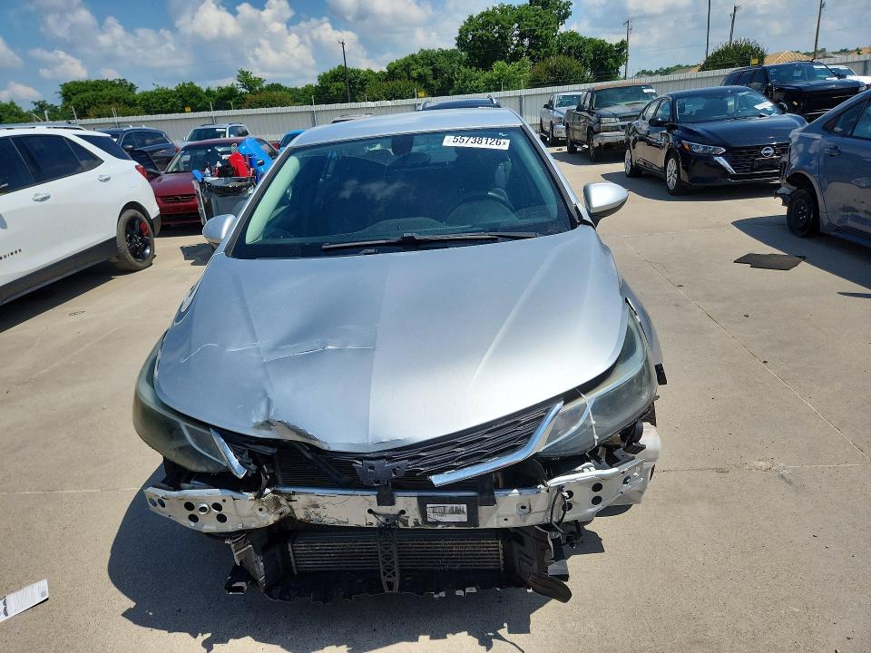 2017 Chevrolet Cruze VIN 1G1BE5SM0H7228857 COPART salvage auction — FRONT END, Tx - Salvage Vehicle Title, sold $675 on 2026-07-09 (photo 5)