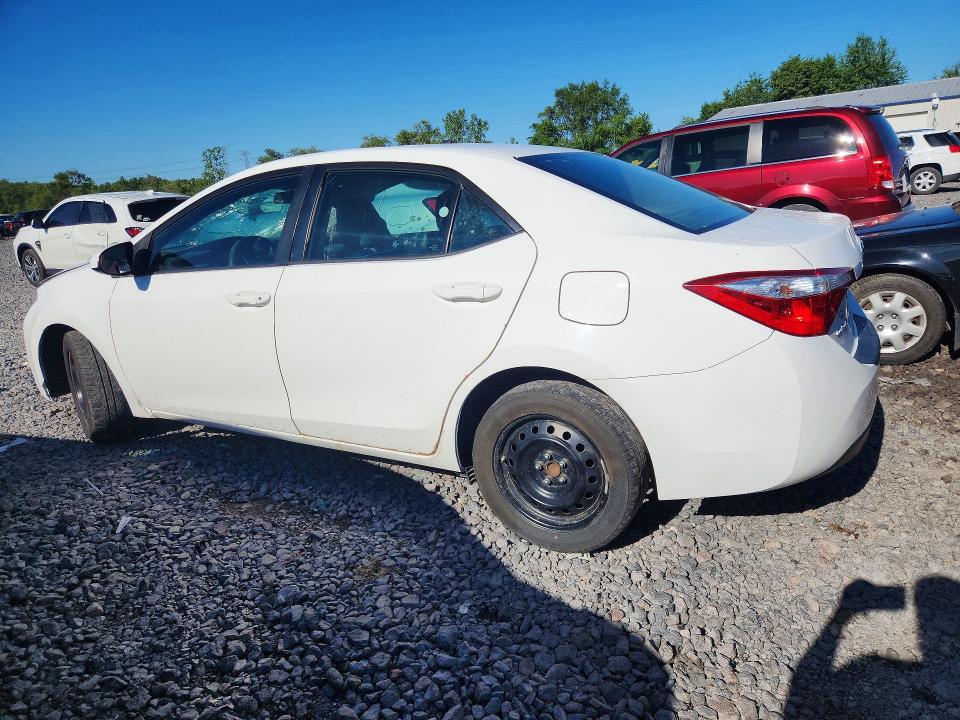 2015 Toyota VIN 5YFBURHE0FP245509 COPART salvage auction — ROOF, Il - Salvage Certificate, sold $1,900 on 2026-07-27 (photo 2)