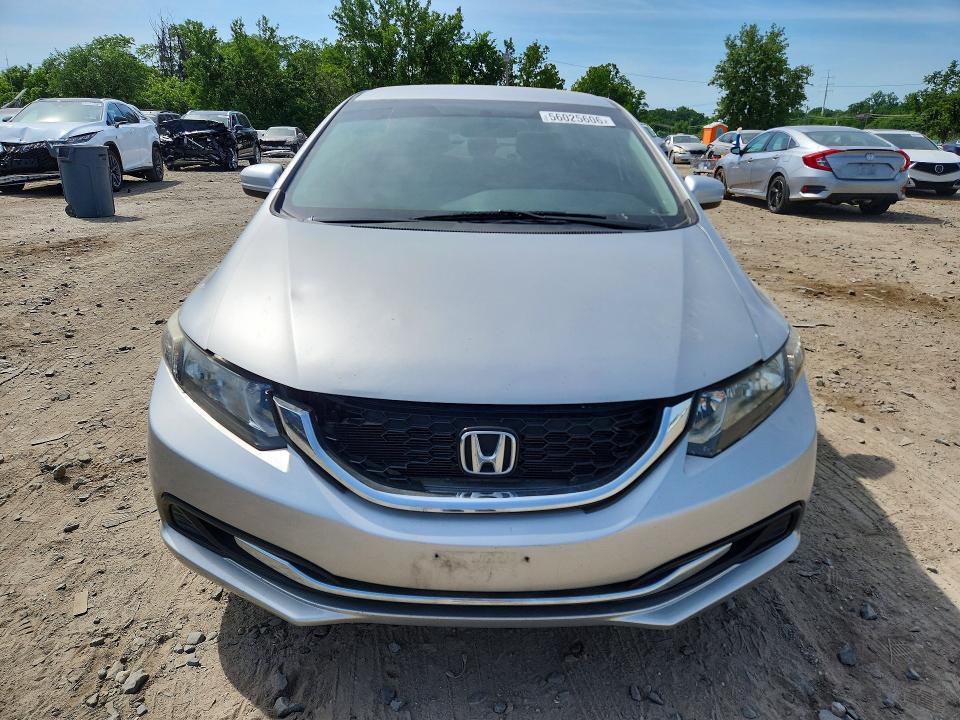 2015 Honda VIN 19XFB2F52FE116707 COPART salvage auction — REAR END, Md - Cert Of Salvage > 75% Damage, sold $2,500 on 2026-07-02 (photo 5)