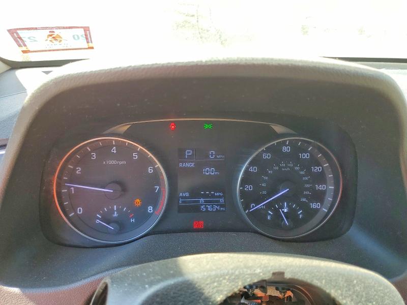 2017 Hyundai Elantra VIN KMHD84LF9HU068329 COPART salvage auction — FRONT END, NJ - CERT OF TITLE-SALVAGE, sold $700 on 2026-07-31 (photo 9)
