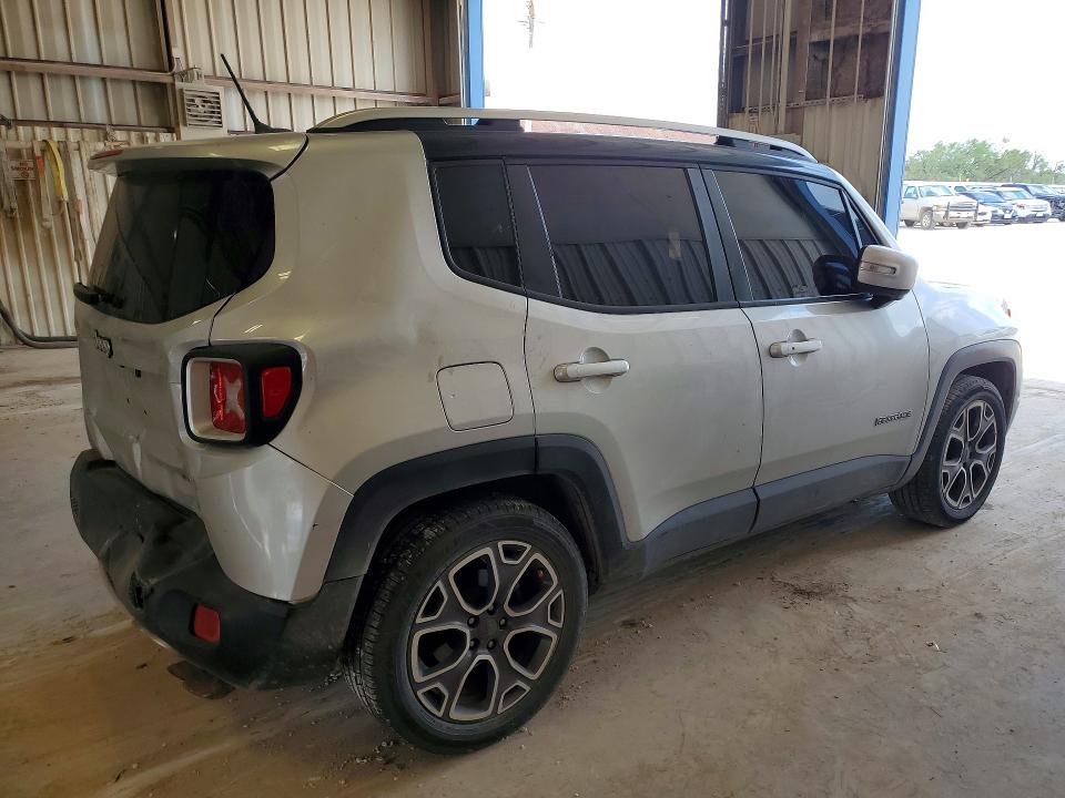 2016 Jeep VIN ZACCJADT0GPC66479 COPART salvage auction — REAR END, TX - SALVAGE VEHICLE TITLE (P), sold $1,550 on 2026-07-31 (photo 3)