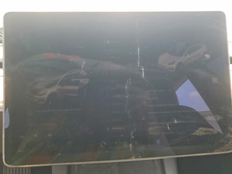 2023 Tesla VIN 5YJ3E1EAXPF502676 COPART salvage auction — FRONT END, Salvage Title, sold $5,100 on 2026-07-13 (photo 9)