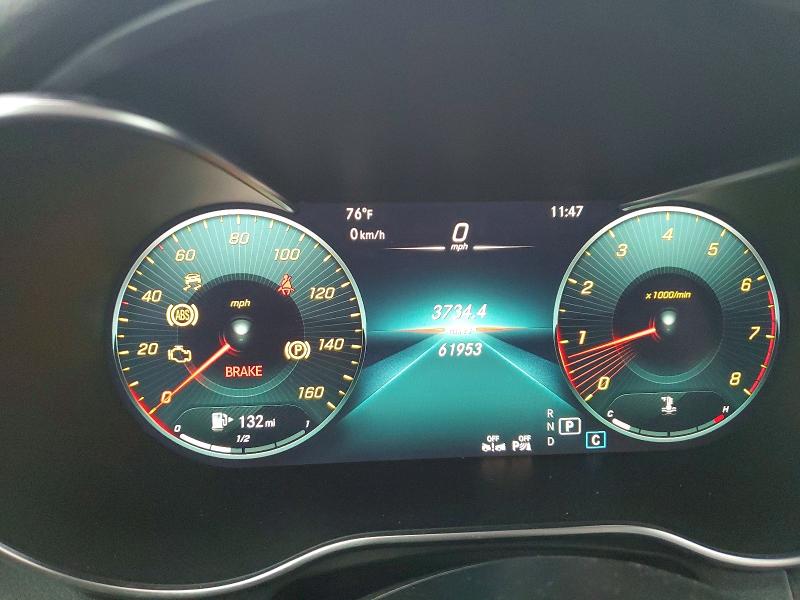 2022 Mercedes-benz Glc VIN W1N0G8DB9NG104757 COPART salvage auction — REAR END, Fl - Cert Of Title Slvg Rebuildable, sold $16,400 on 2026-07-02 (photo 9)