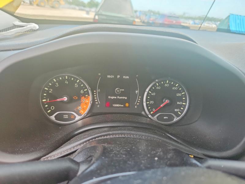 2016 Jeep Renegade VIN ZACCJBBT5GPD75223 COPART salvage auction — FRONT END, Fl - Cert Of Title Slvg Rebuildable, sold $1,150 on 2026-07-31 (photo 9)