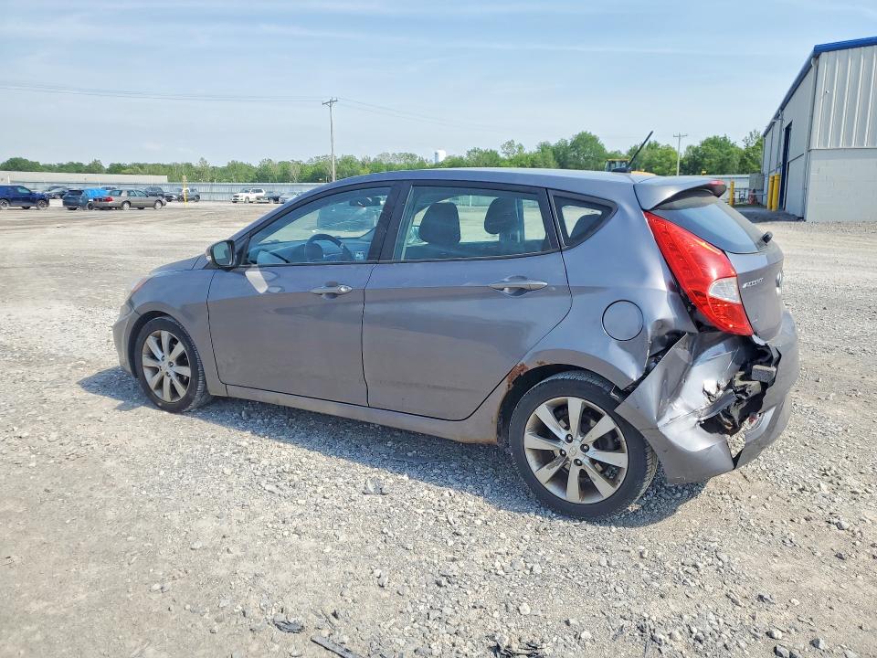 2013 Hyundai Accent VIN KMHCU5AE3DU138358 COPART salvage auction — REAR END, Ny - Mv-907A Salvage Certificate, sold $500 on 2026-07-20 (photo 2)