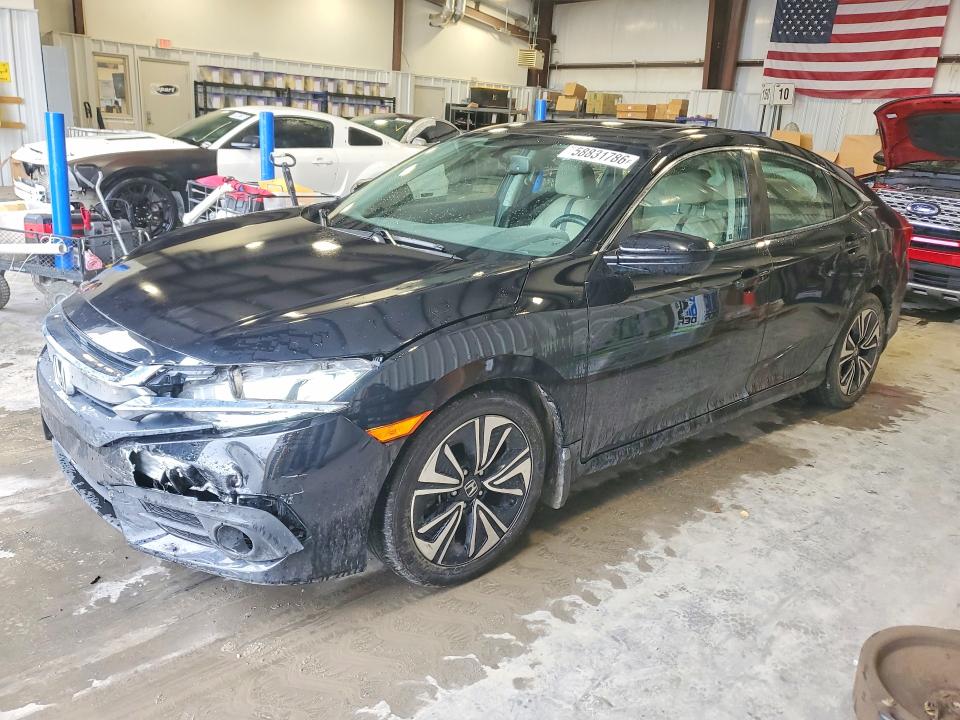 2017 Honda Civic VIN 19XFC1F76HE026519 COPART salvage auction — FRONT END, Salvage Title, sold $4,050 on 2026-08-27 (photo 1)