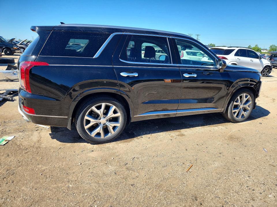 2021 Hyundai Palisade VIN KM8R5DHE0MU214450 COPART salvage auction — FRONT END, IL - SALVAGE CERTIFICATE, sold $1,000 on 2026-07-28 (photo 3)