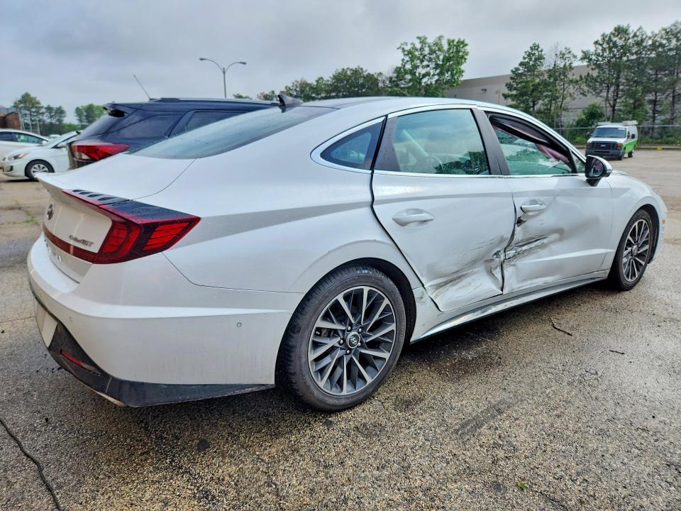2023 Hyundai Sonata VIN KMHL34J27PA284366 COPART salvage auction — SIDE, Il - Salvage Certificate, sold $7,300 on 2026-07-15 (photo 3)