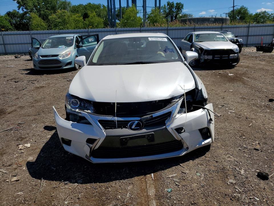 2015 Lexus Ct VIN JTHKD5BH1F2234740 COPART salvage auction — FRONT END, Il - Salvage Certificate, sold $4,400 on 2026-07-24 (photo 5)
