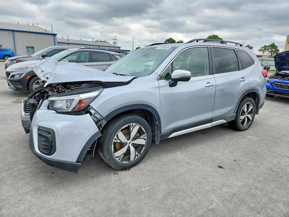 2020 Subaru Forester VIN JF2SKAXCXLH448519 COPART salvage auction — FRONT END, Ok - Cert Of Title-Salvage, sold $1,350 on 2026-07-22 (photo 1)