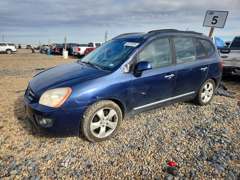 2008 Kia Rondo VIN KNAFG526087177295 COPART salvage auction — REAR END, Tx - Salvage Vehicle Title, sold $90 on 2026-07-28 (photo 1)