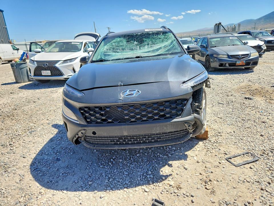 2023 Hyundai Kona VIN KM8K3CAB3PU002972 COPART salvage auction — FRONT END, Ut - Salvage Certificate, sold $3,300 on 2026-07-24 (photo 5)
