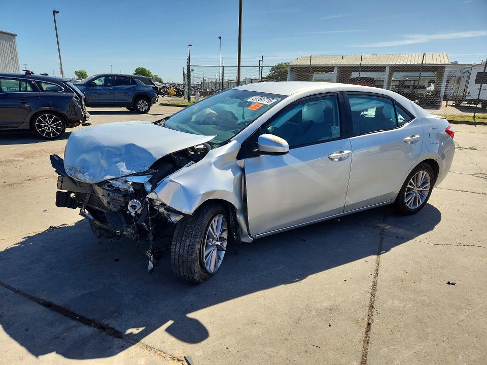 2015 Toyota Corolla VIN 5YFBURHE4FP188909 COPART salvage auction — FRONT END, Ca - Salvage Certificate, sold $625 on 2026-07-13 (photo 1)