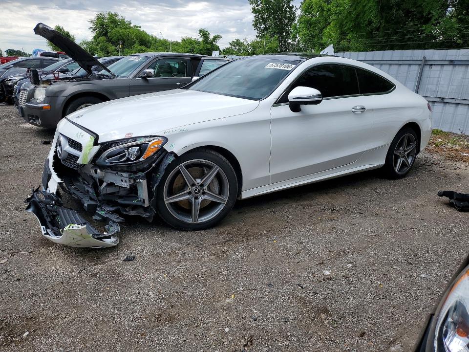 2018 Mercedes-benz C class VIN WDDWJ4KB0JF751679 COPART salvage auction — FRONT END, ON - PERMIT NO BRAND - UNFIT, sold $12,100 on 2026-07-16 (photo 1)