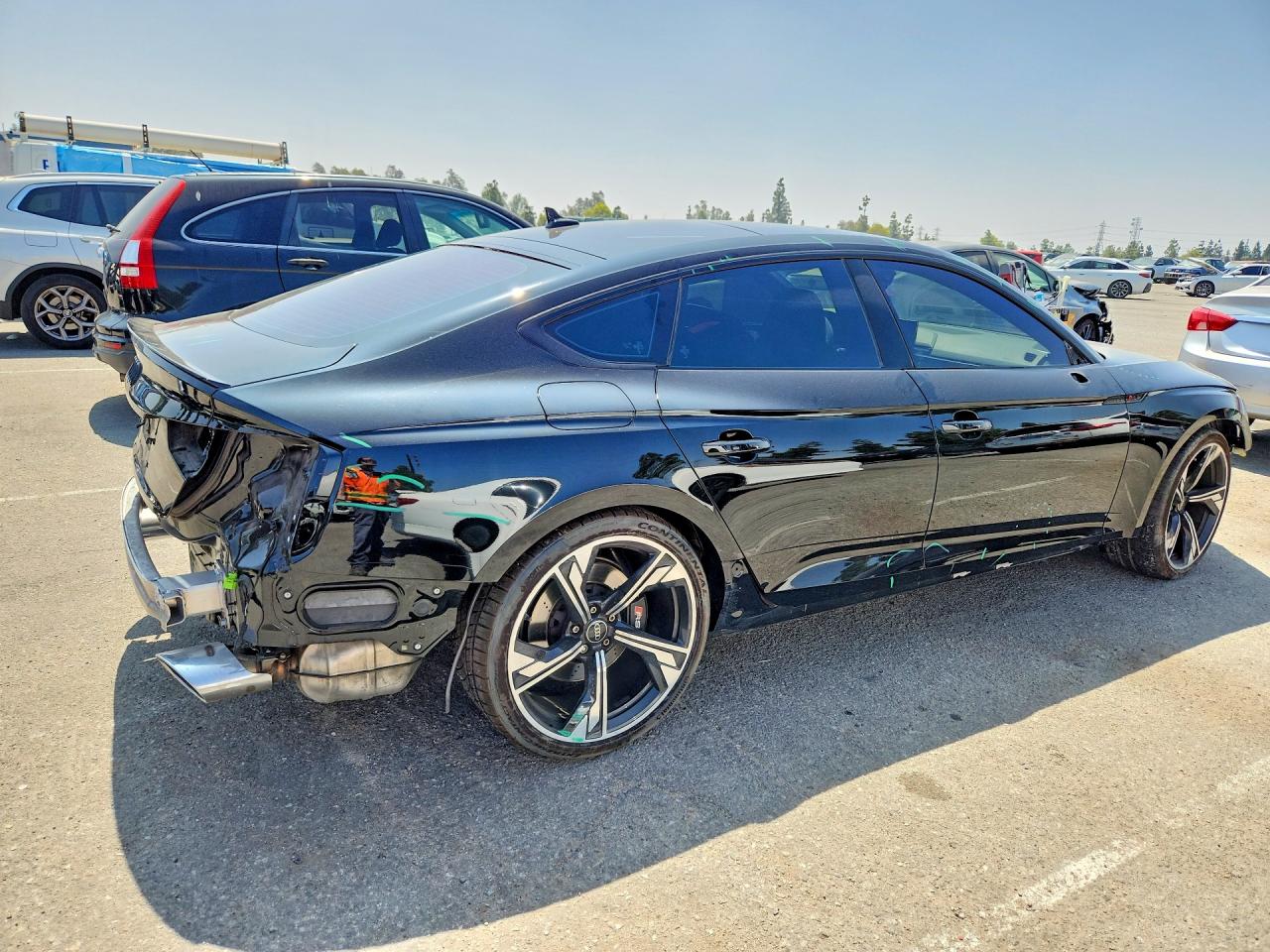 2025 Audi RS5 VIN WUAAWCF55SA901033 COPART salvage auction — Front End, CA - SALVAGE CERTIFICATE, sold $23,300 on 2026-08-25 (photo 3)