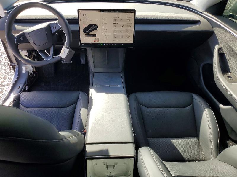 2024 Tesla Model 3 VIN 5YJ3E1EA6RF827988 COPART salvage auction — SIDE, Nv - Salvage Title, sold $9,600 on 2026-07-20 (photo 8)