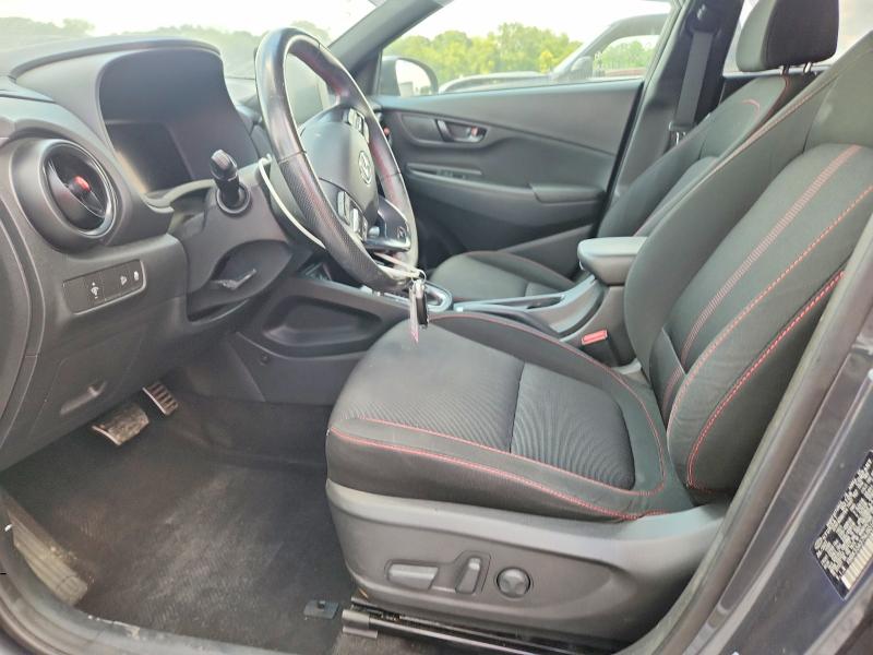 2022 Hyundai Kona VIN KM8K33A37NU801028 COPART salvage auction — FRONT END, Al - Cert Of Title-Salvage Title, sold $3,700 on 2026-07-14 (photo 7)